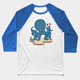 Octopus Soccer player Soccer Baseball T-Shirt